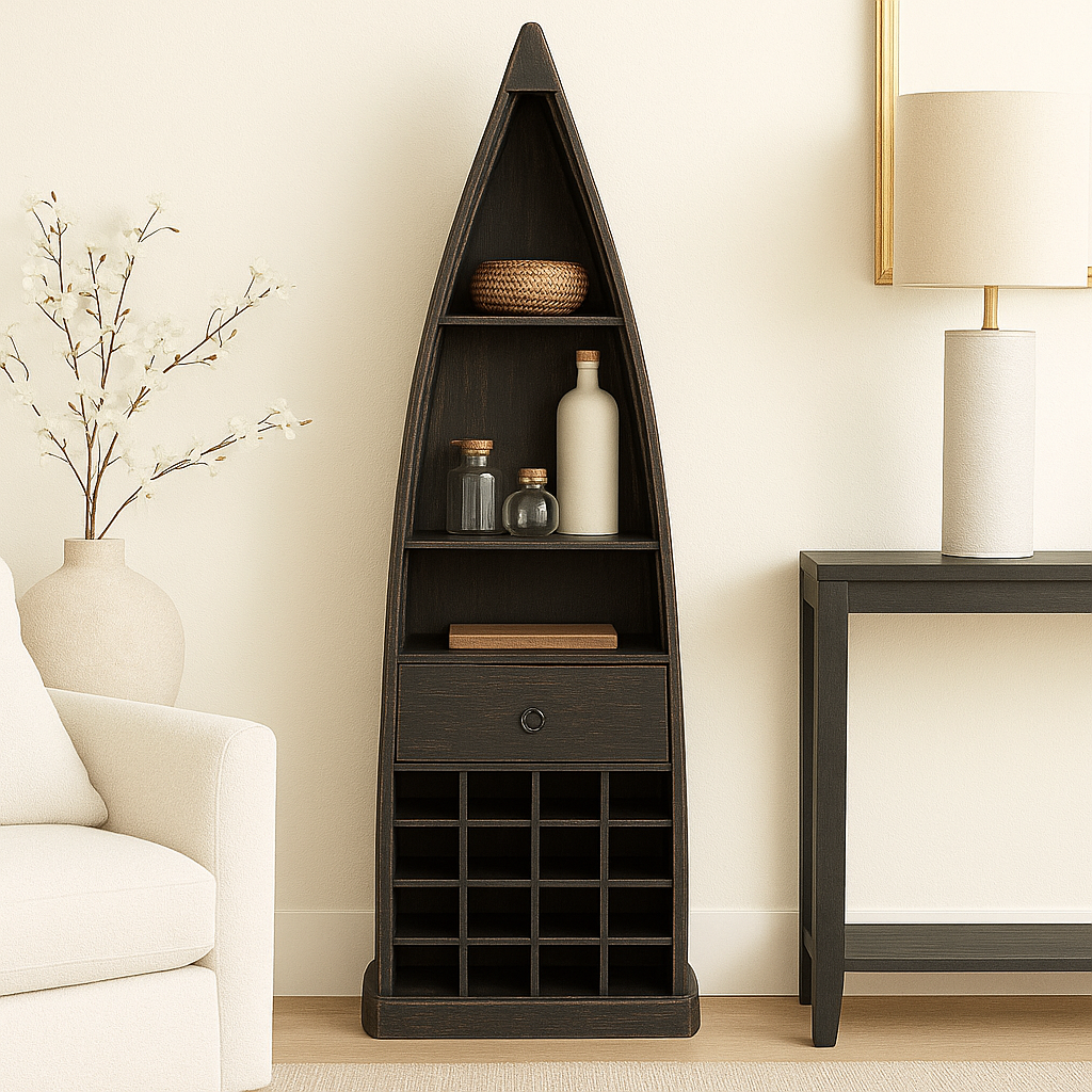 Steven Wooden Bar Cabinet