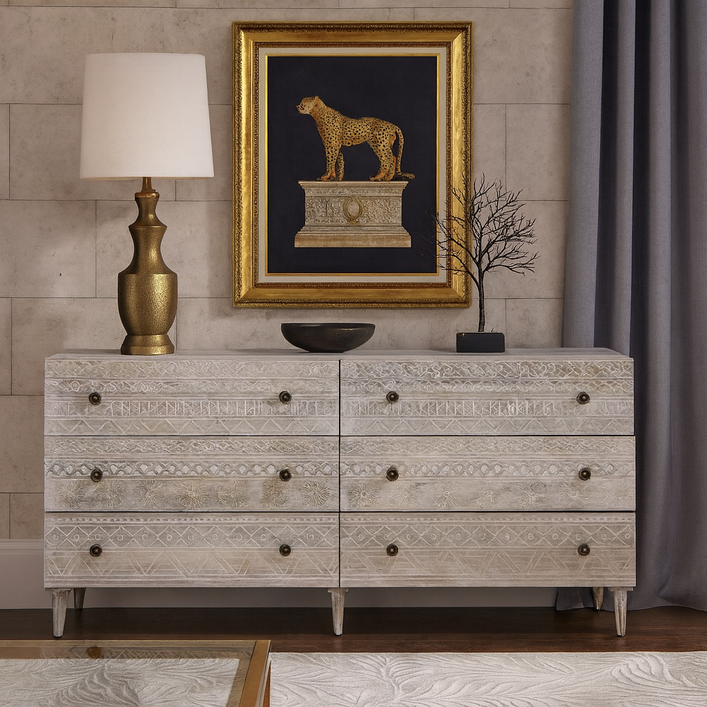 Cuba Hand Carved Chest