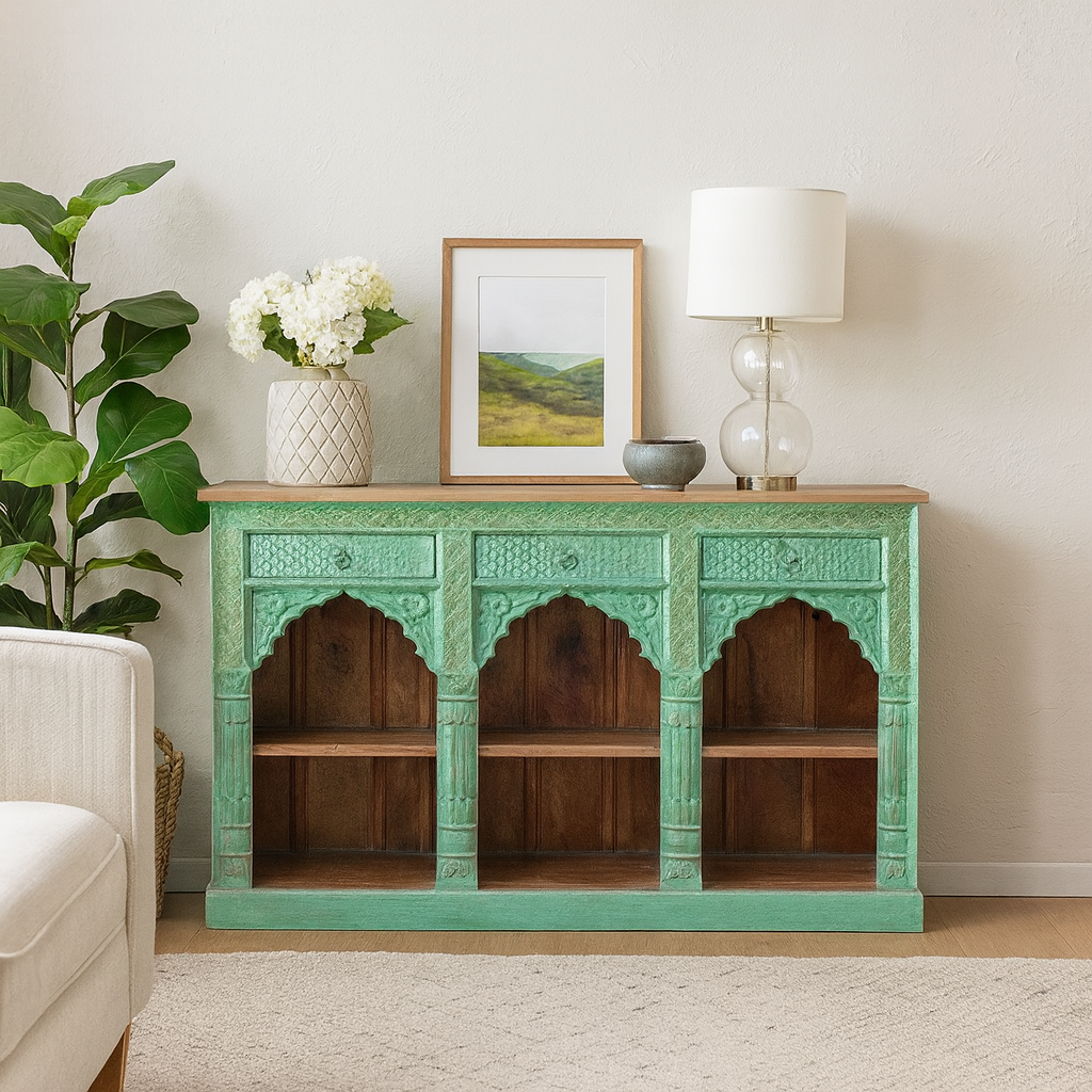 Harry Carved Bookshelf