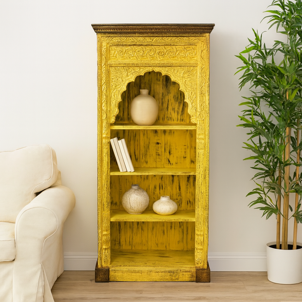 Daniel Carved Bookshelf