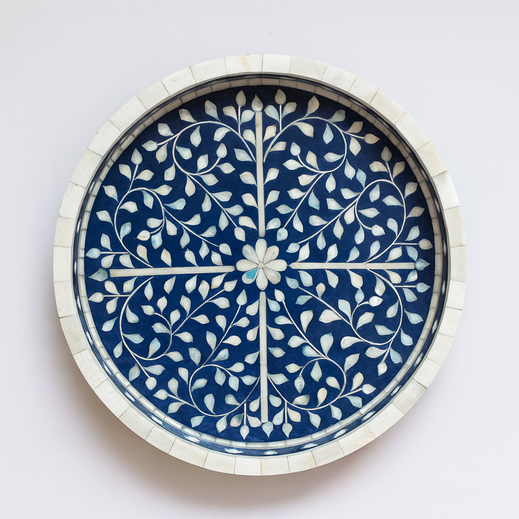 Yuvi Bone Inlay Tray