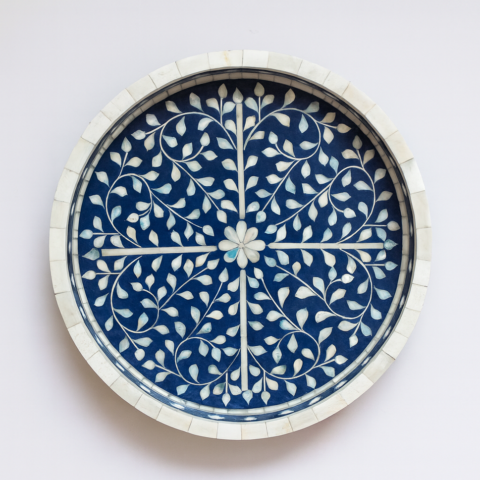 Yuvi Bone Inlay Tray