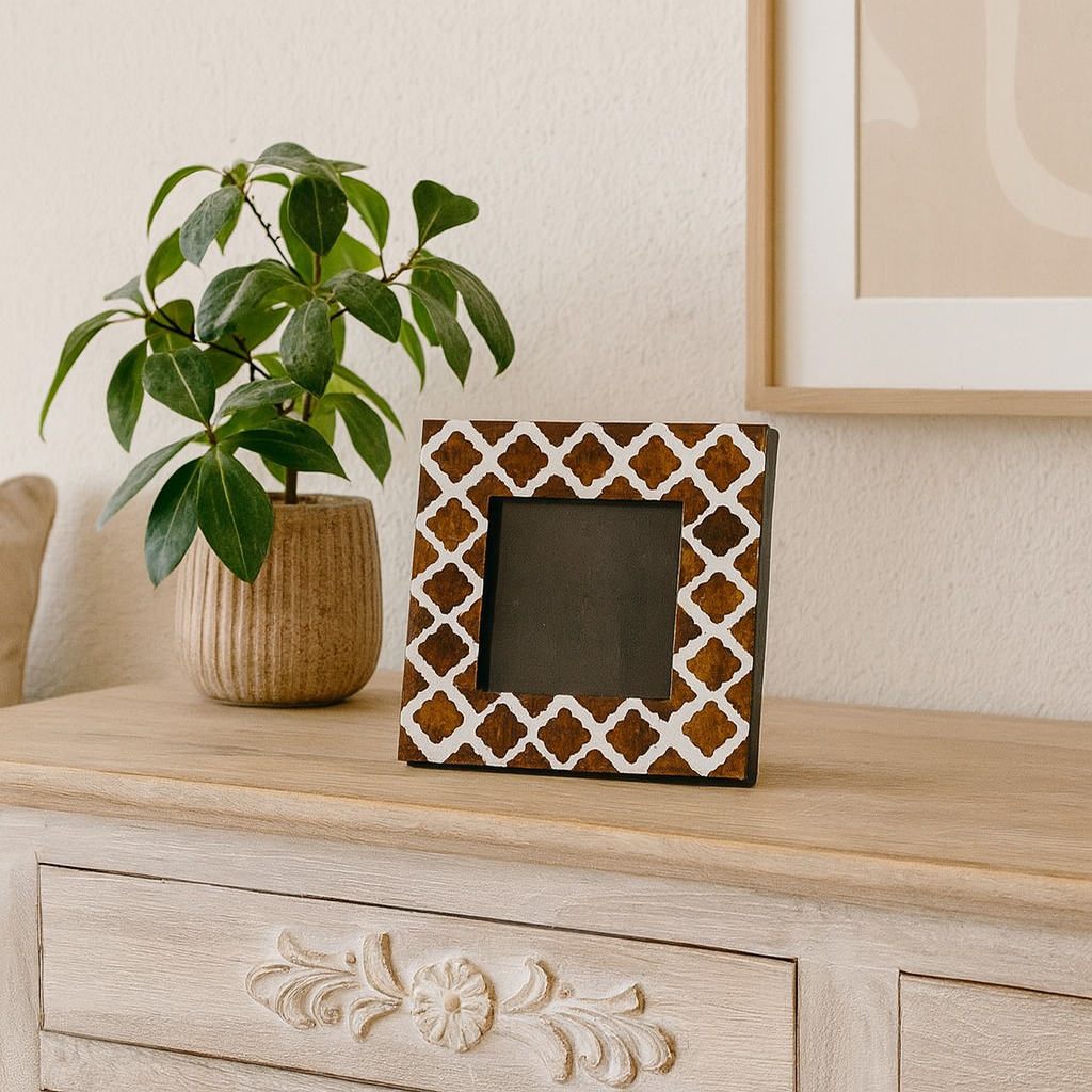 Katheryn Horn Inlay Photo Frame