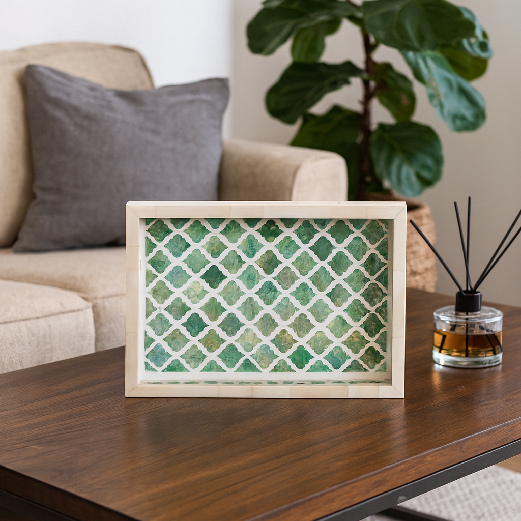 Hailey Bone Inlay Tray