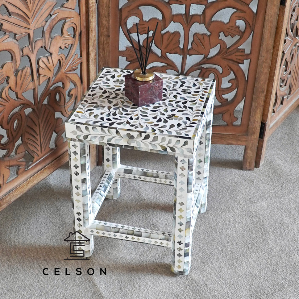 Susan Mother of Pearl Inlay Side Table