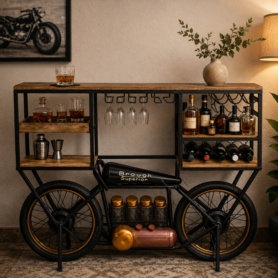 Bob Wooden Bar Cabinet