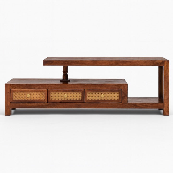 Lim Hand Carved Wooden TV Unit