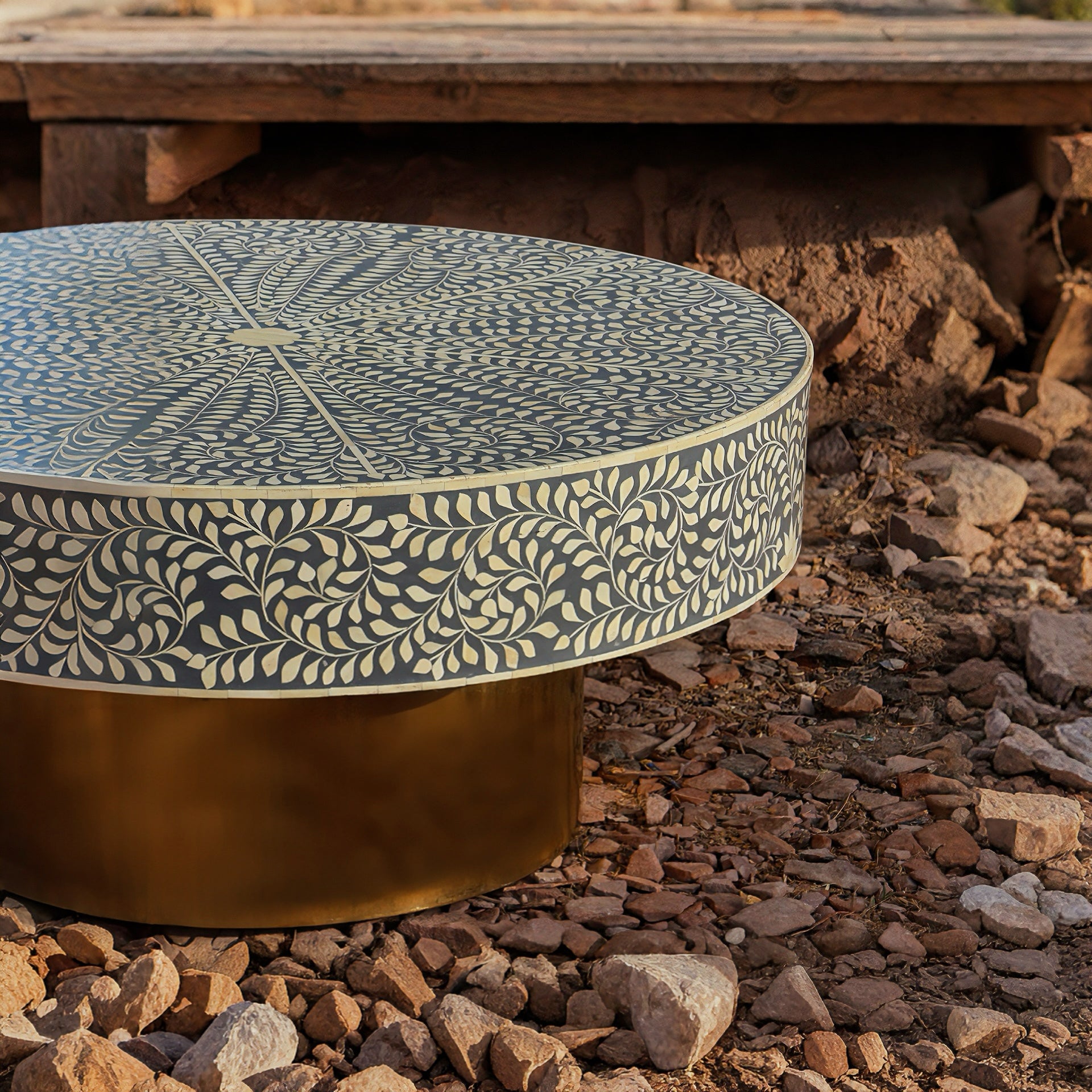 Furla Bone Inlay Coffee Table