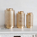 Switch Amelia Gold Finish Lantern Set of 3 2 image
