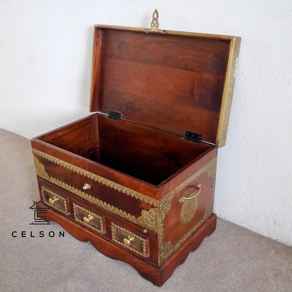 Isha Hand Carved  Coffee Table