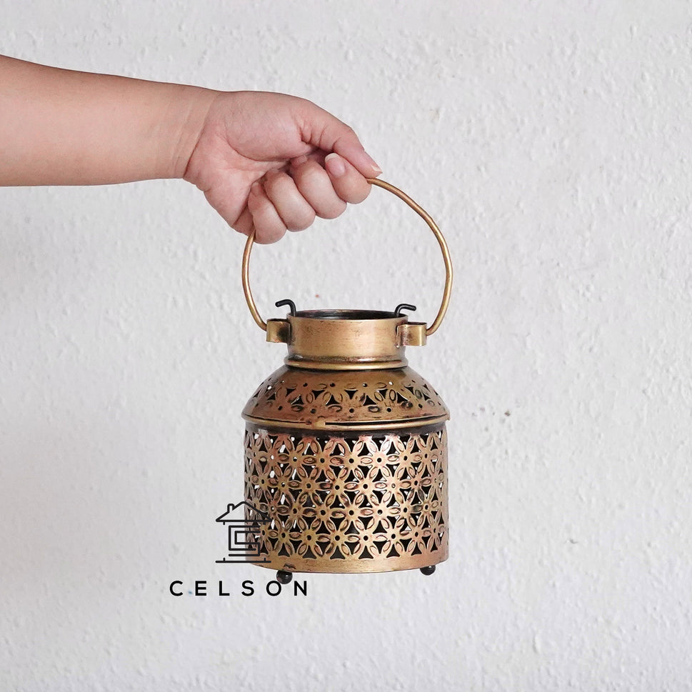 Zen Brass Finish Lantern