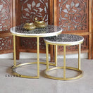 Switch Liam Mother of Pearl Inlay Nesting Coffee Table 3 image