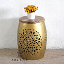 Switch Chloe Brass Finish Side Table 3 image