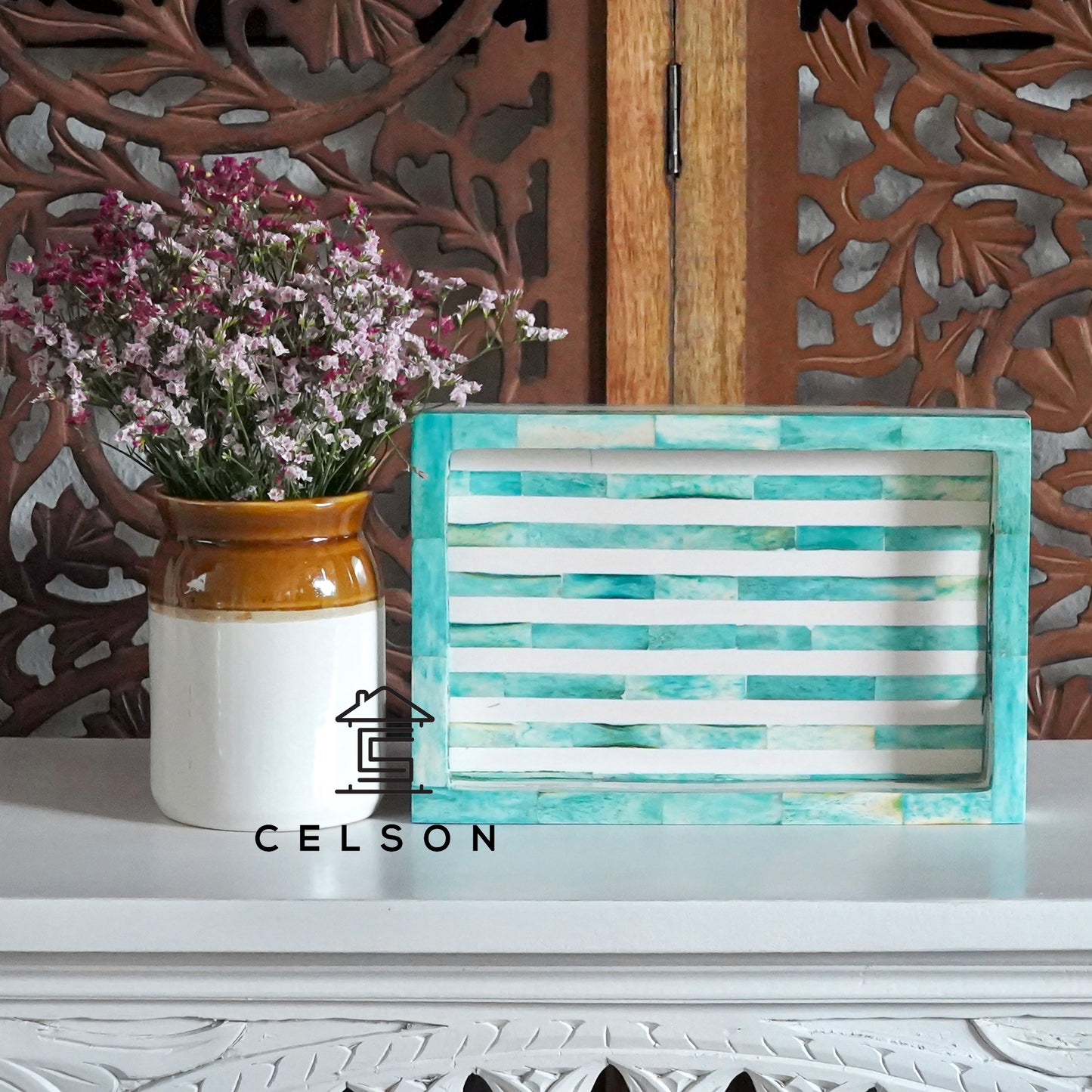 Hayden Bone Inlay Tray