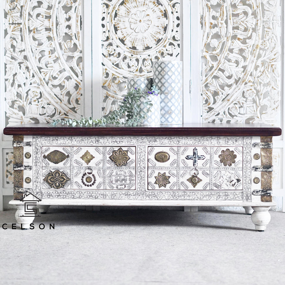 June Brass Fitted Coffee Table