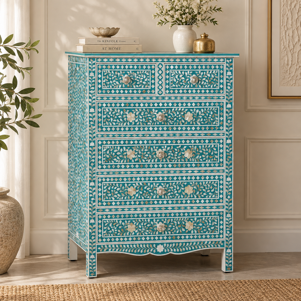 Aby Bone Inlay Chest