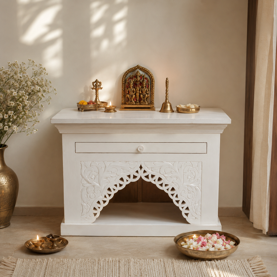 Console Carved Altar