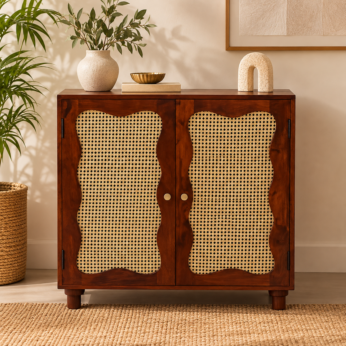 Harvey Hand Carved Cabinet