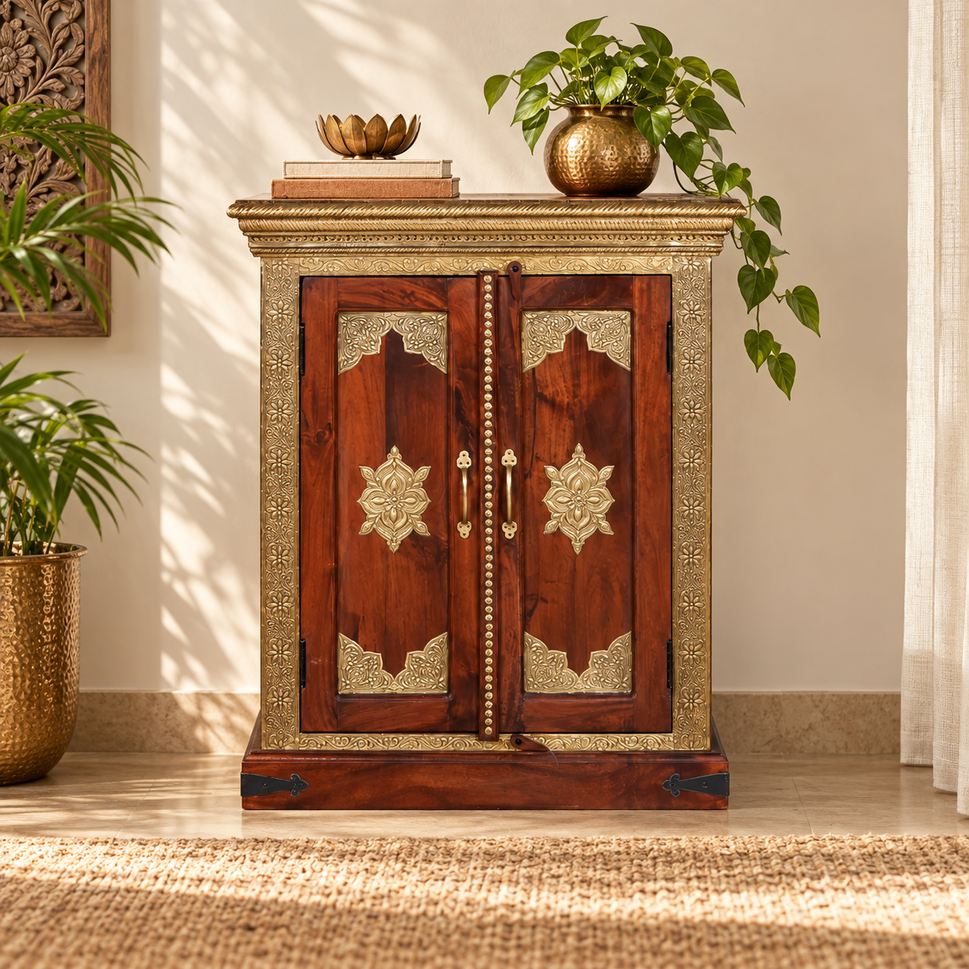 Zoey Hand Carved Cabinet