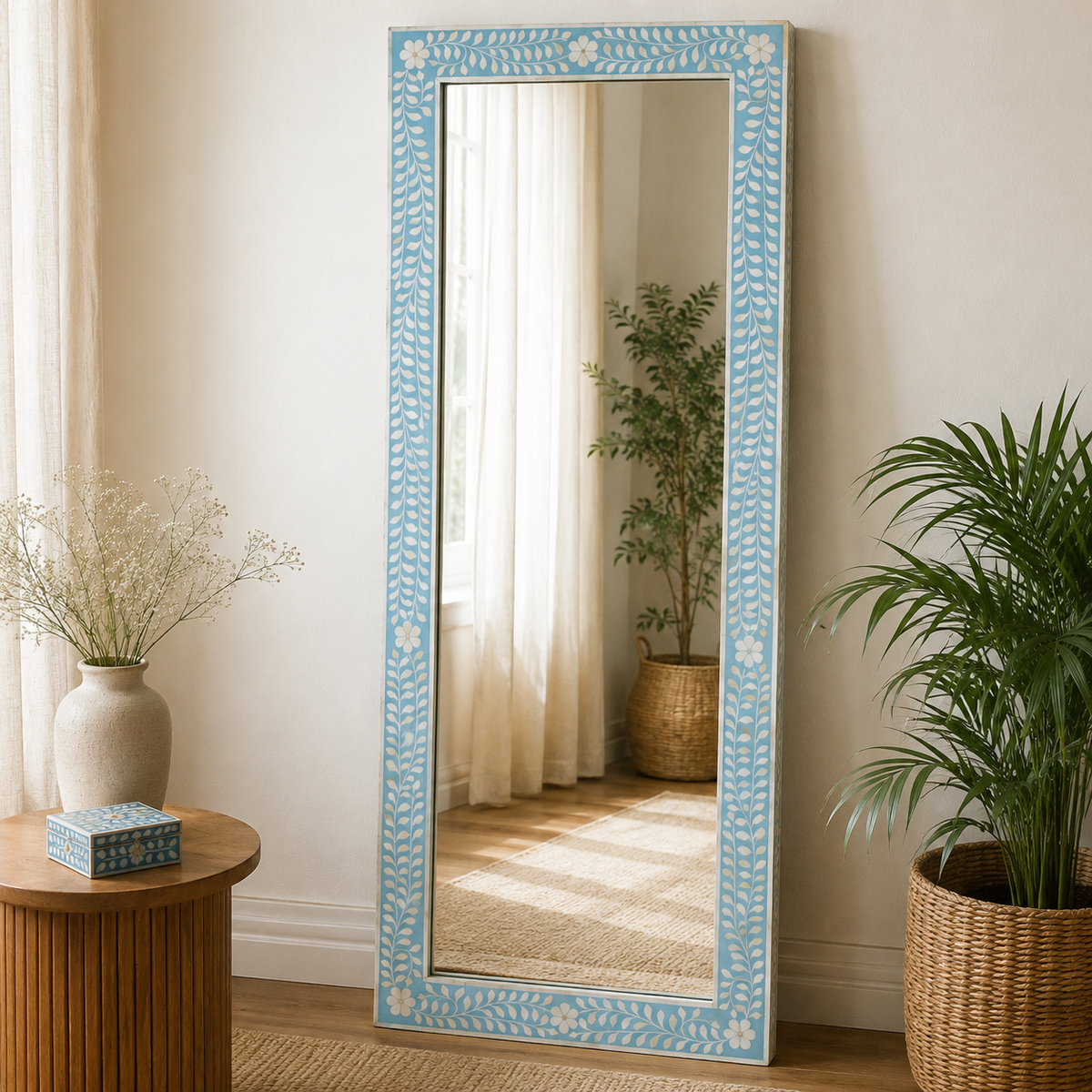 Subhi Mother of Pearl Inlay Mirror