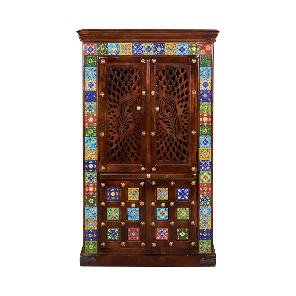 Sunita Hand Carved Wooden Mandir