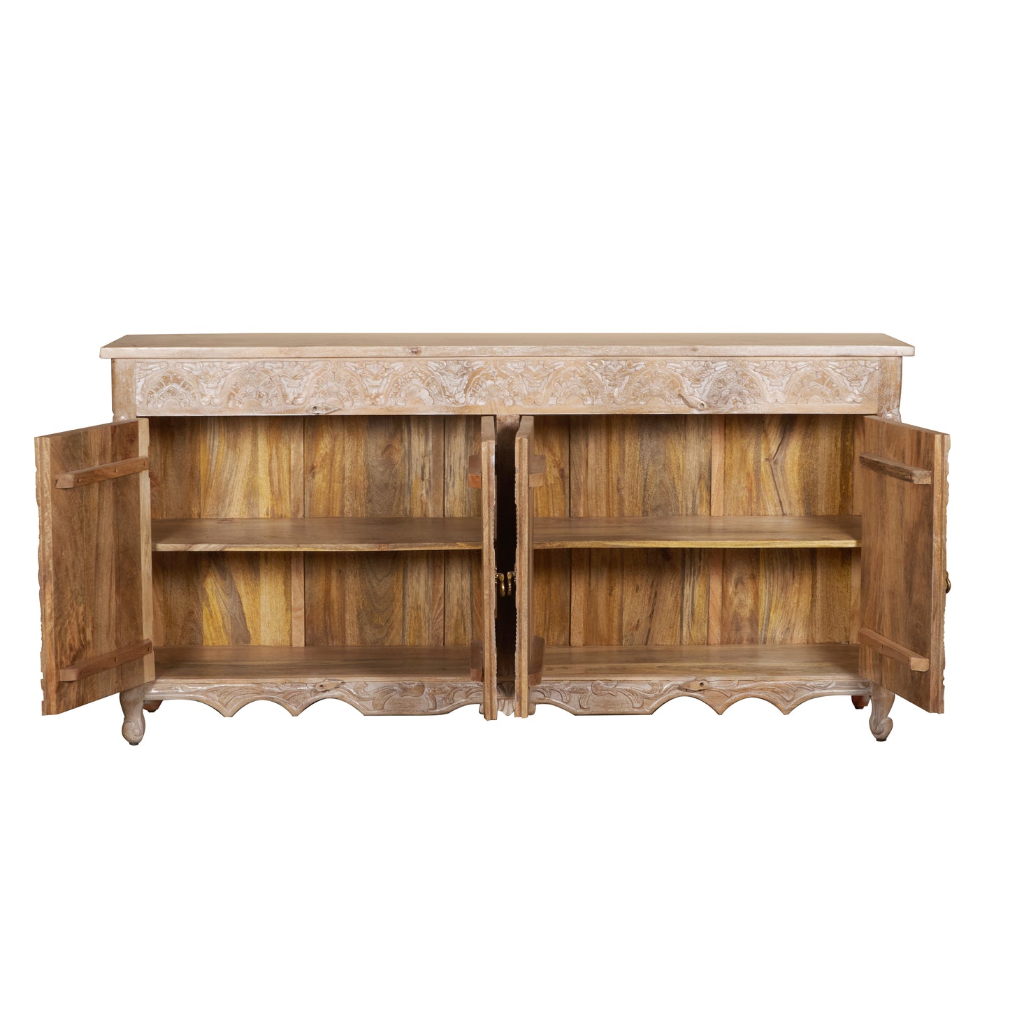 Rose Wooden Carved Chest