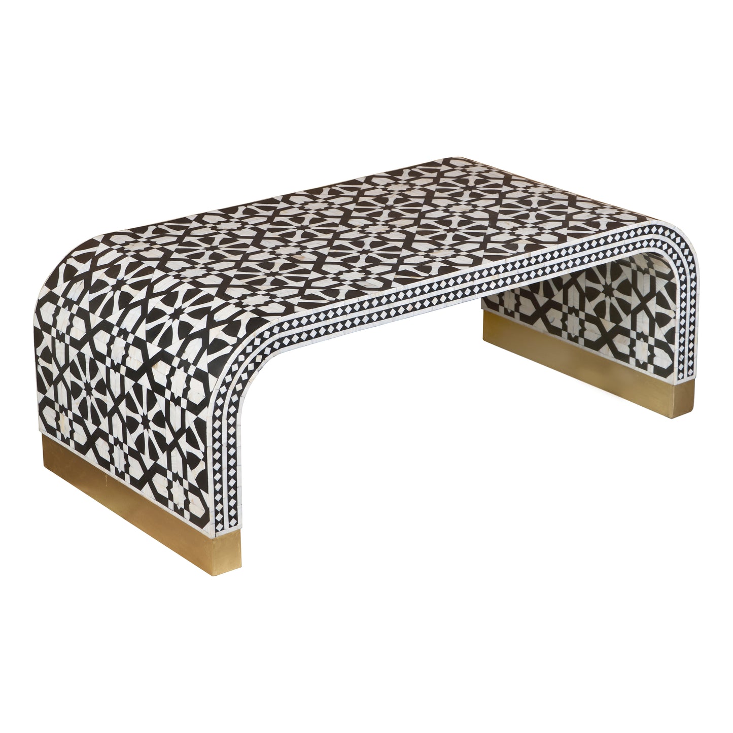 Yuvan Bone Inlay Coffee Table