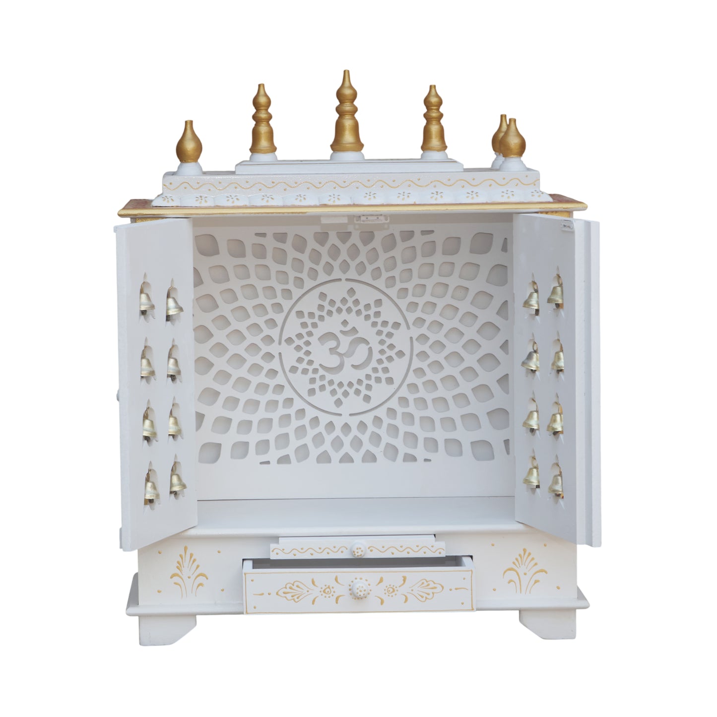 Rukmini Wooden Carved Mandir