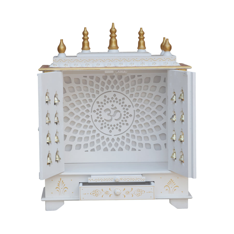 Rukmini Wooden Carved Mandir