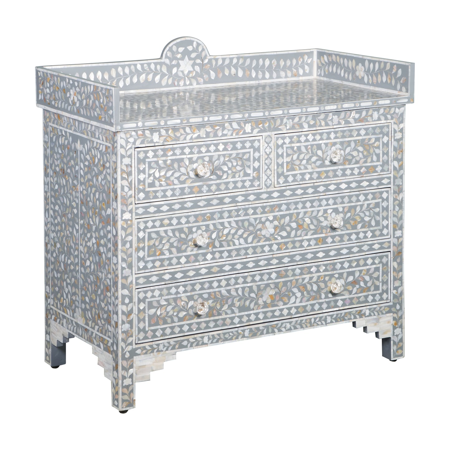 Trevour Bone Inlay Chest Of Drawer