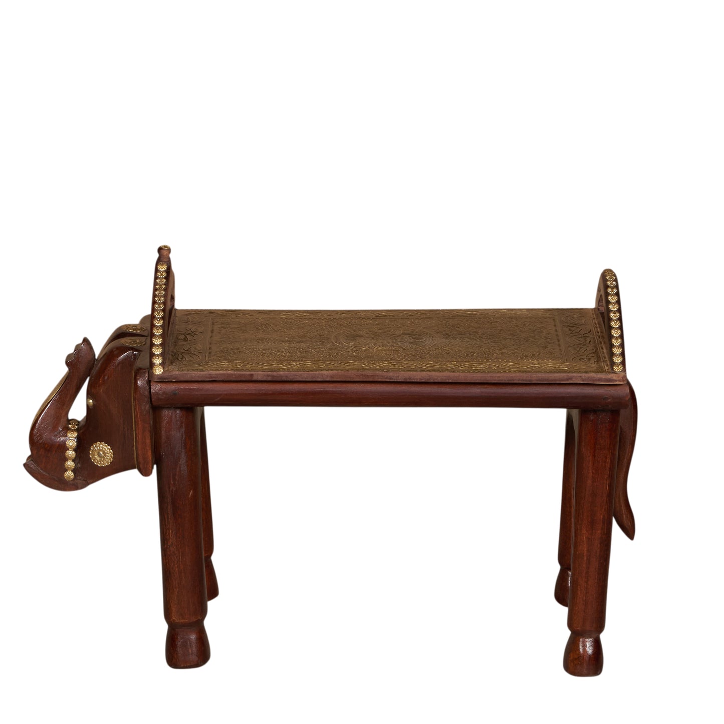 Elliana Wooden Hand Carved Stool