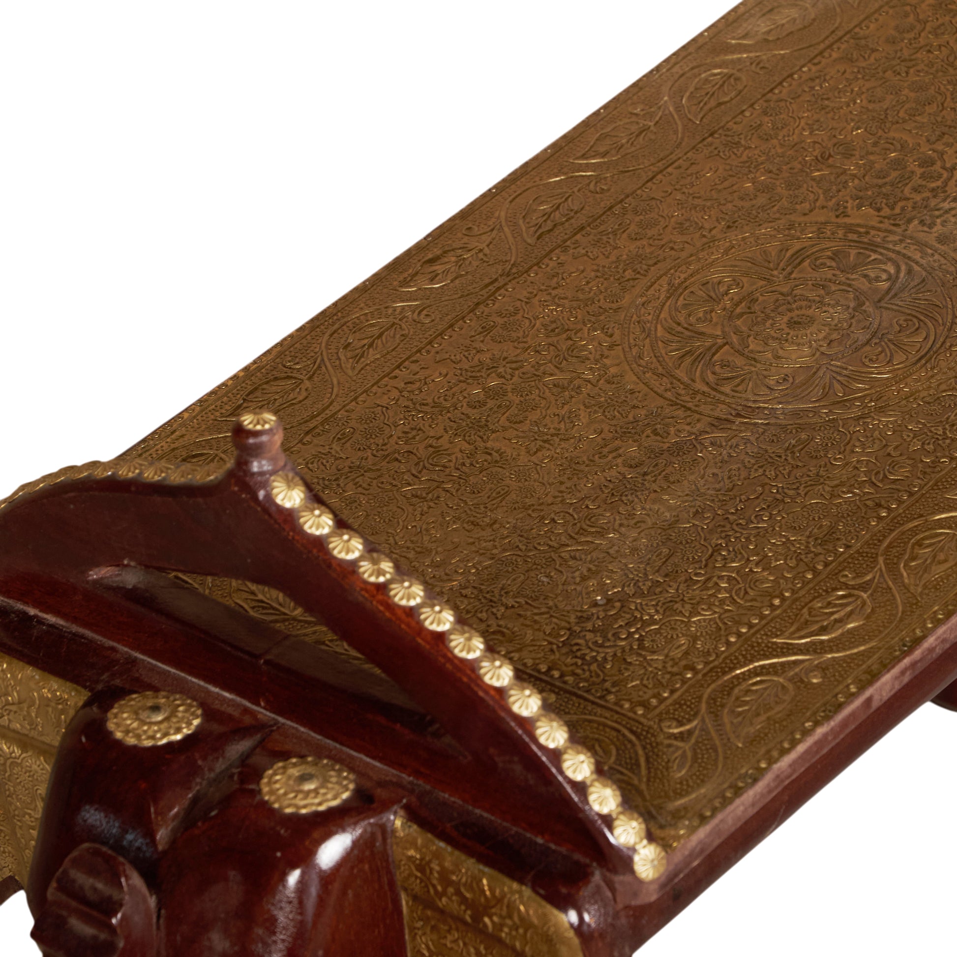 Elliana Wooden Hand Carved Stool
