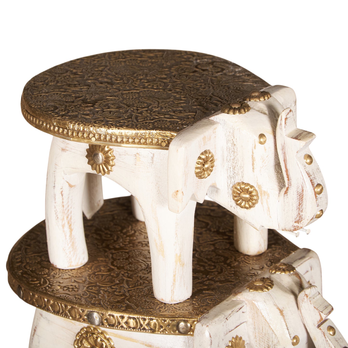 Renuka Wooden  Elephant Stool