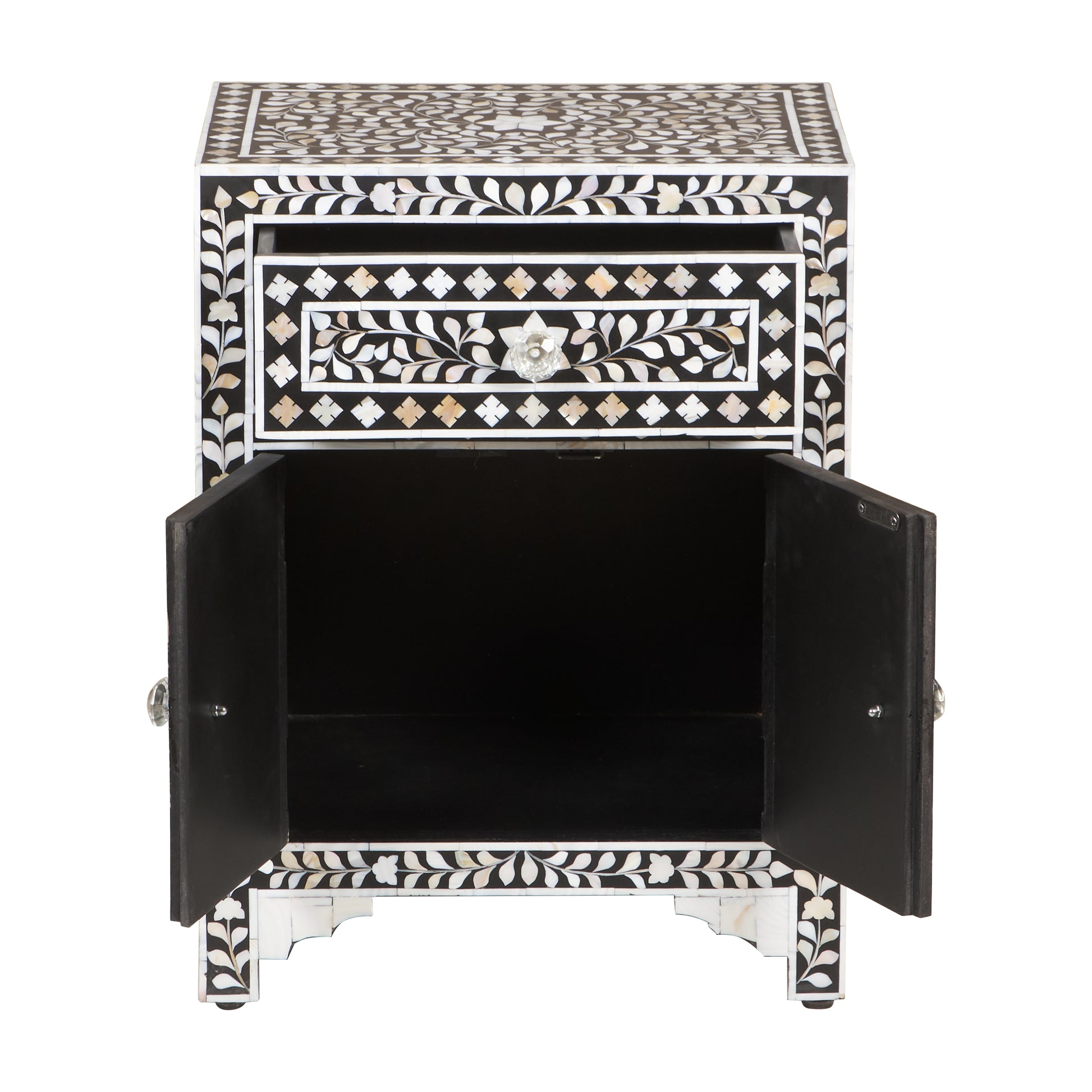 Sasha Mother of pearl Inlay Bedside