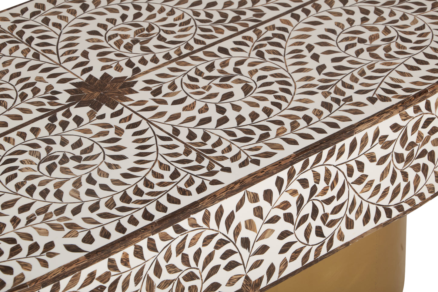 Furla Wood Inlay Coffee Table