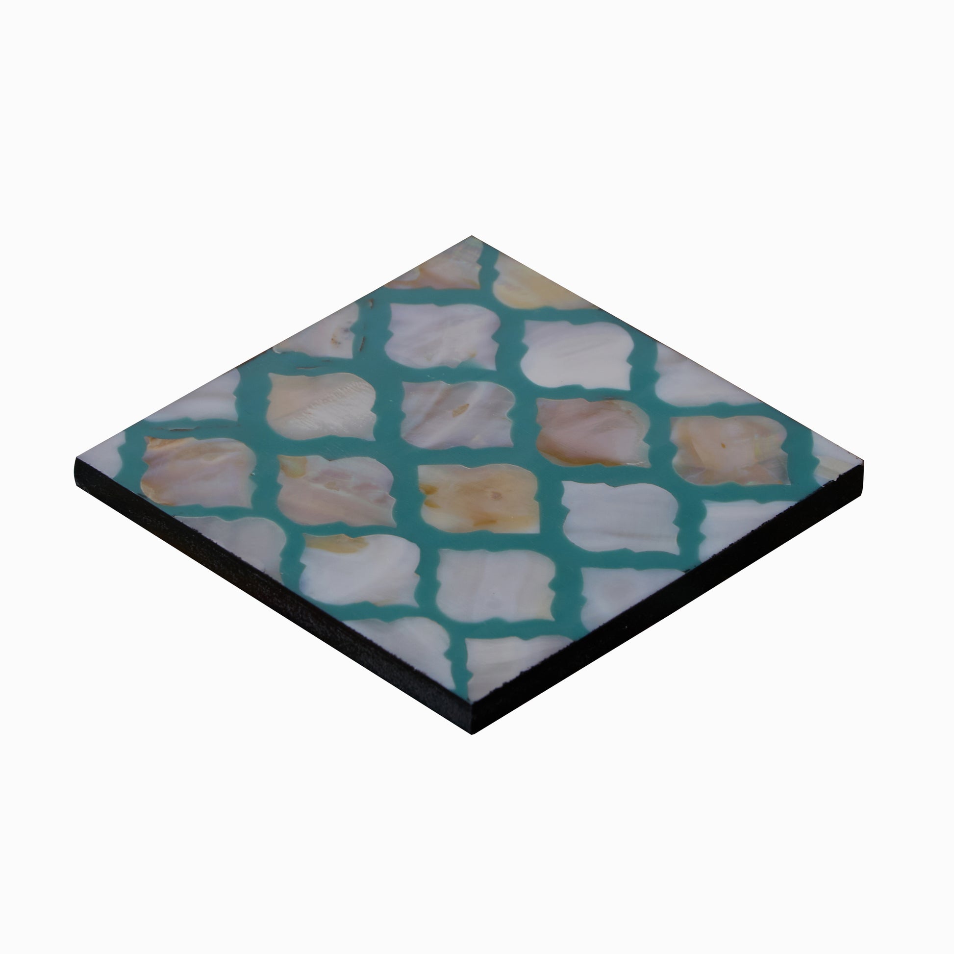 Lily Mother of Pearl Inlay Coaster