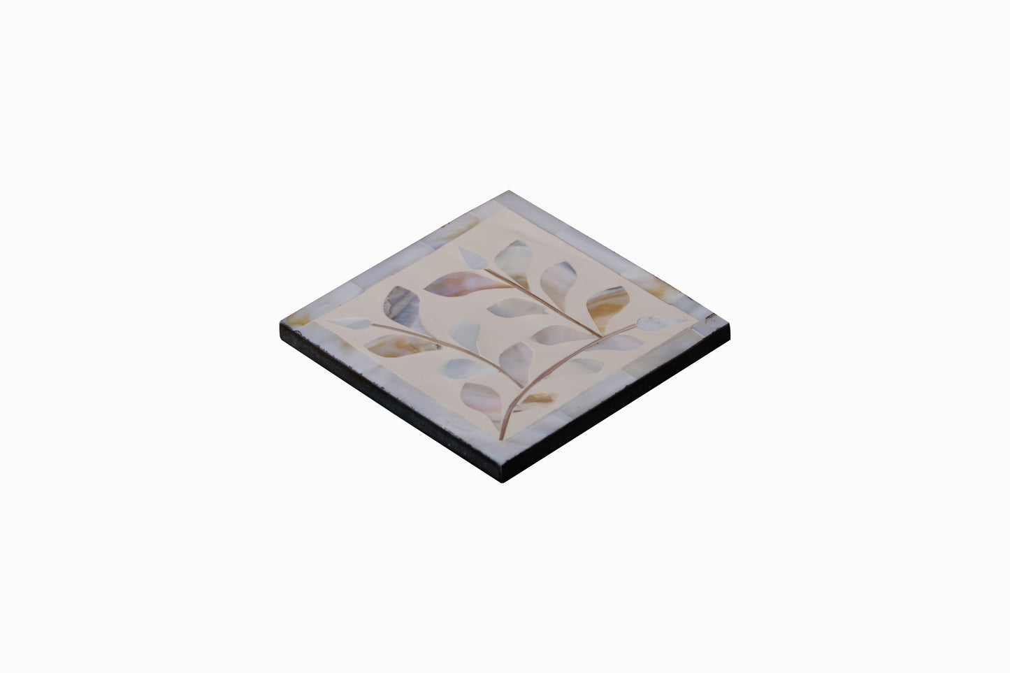 Ivy Mother of Pearl Inlay Coaster