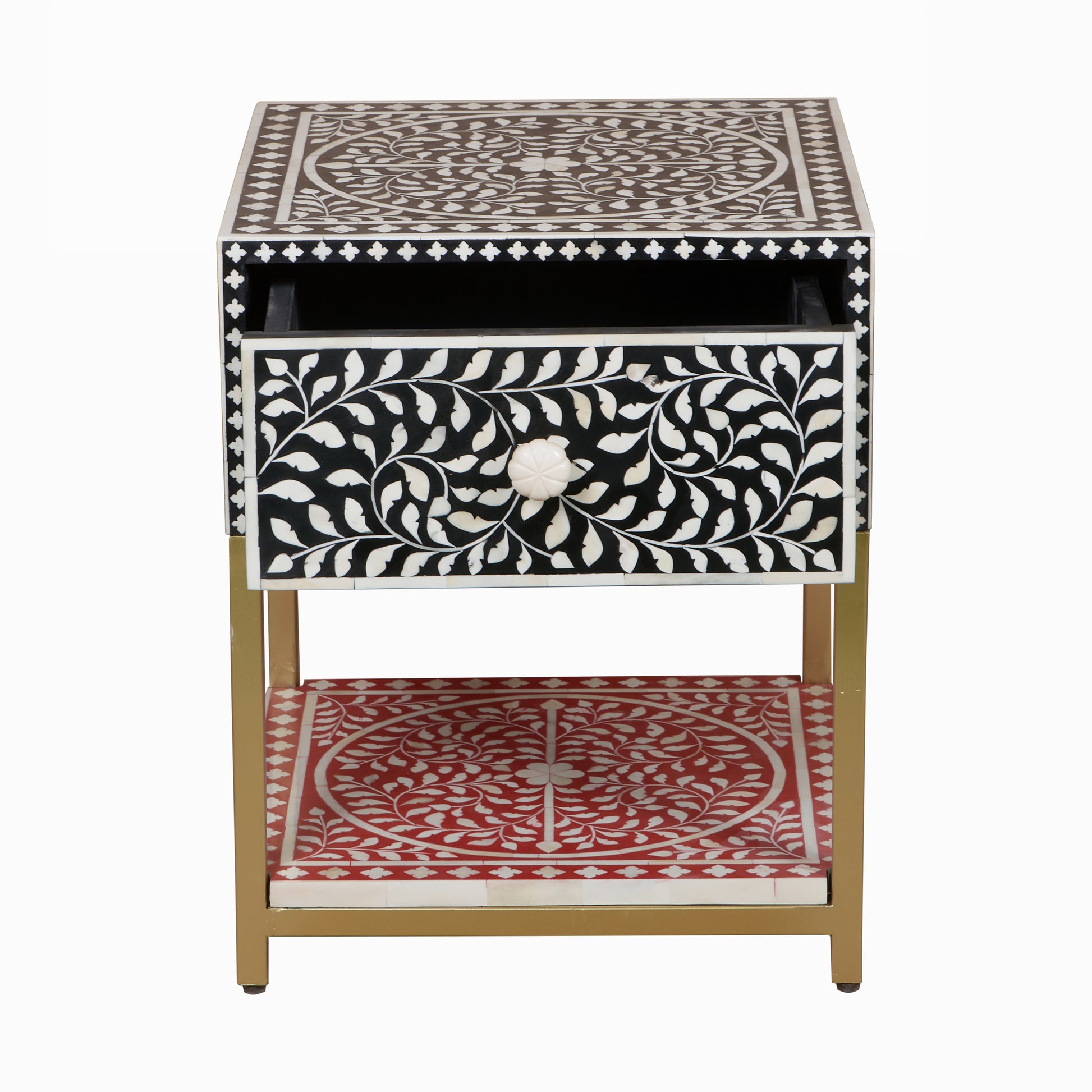 Hazel Bone Inlay Bedside