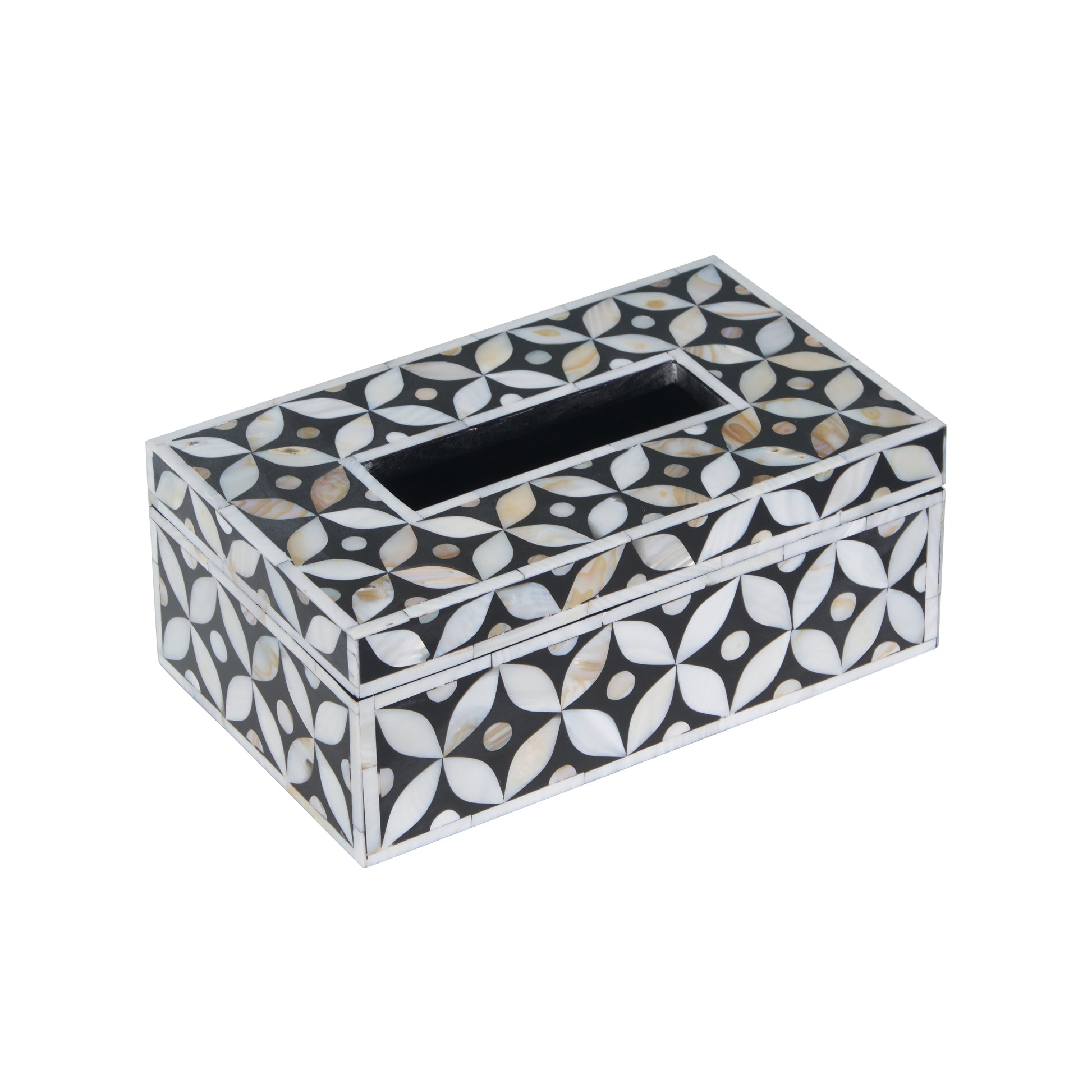 Kendrick Mother of Pearl Inlay Tissue Box