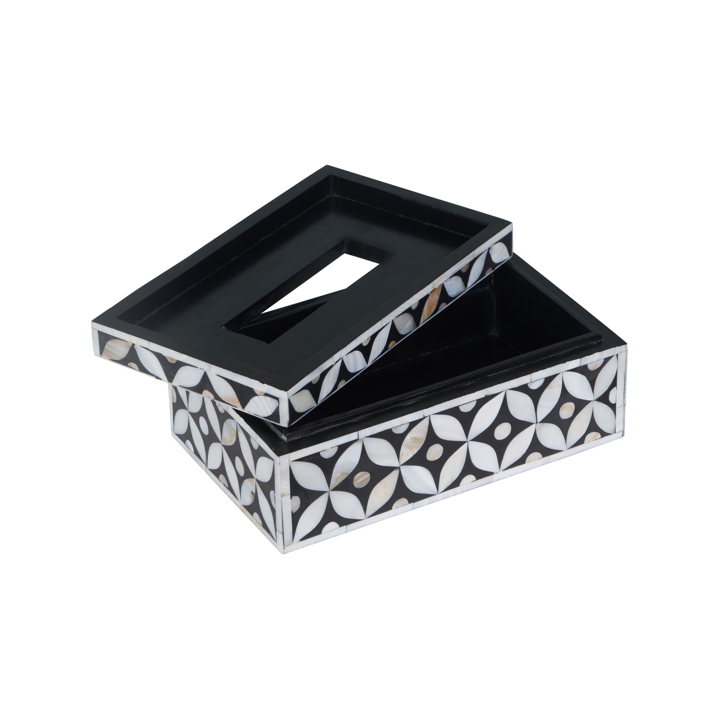 Kendrick Mother of Pearl Inlay Tissue Box
