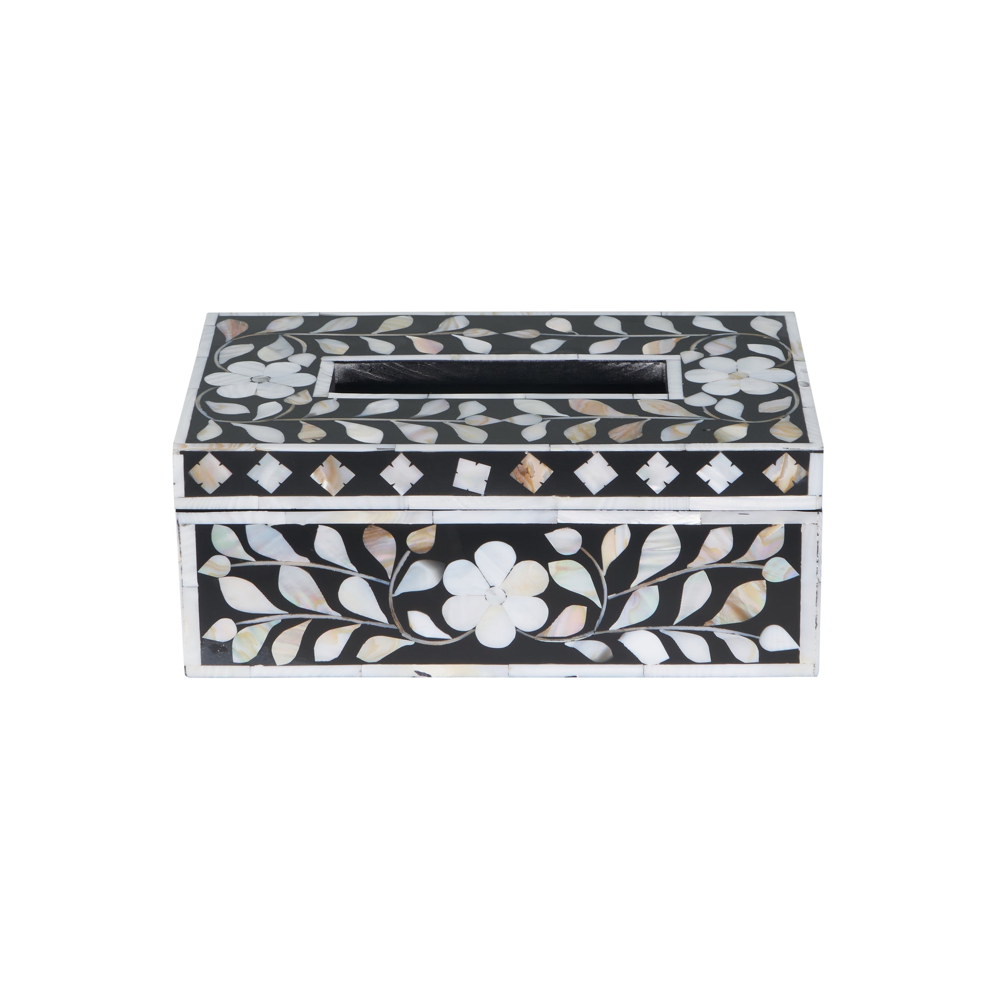 Patrick Mother of Pearl Inlay Tissue Box