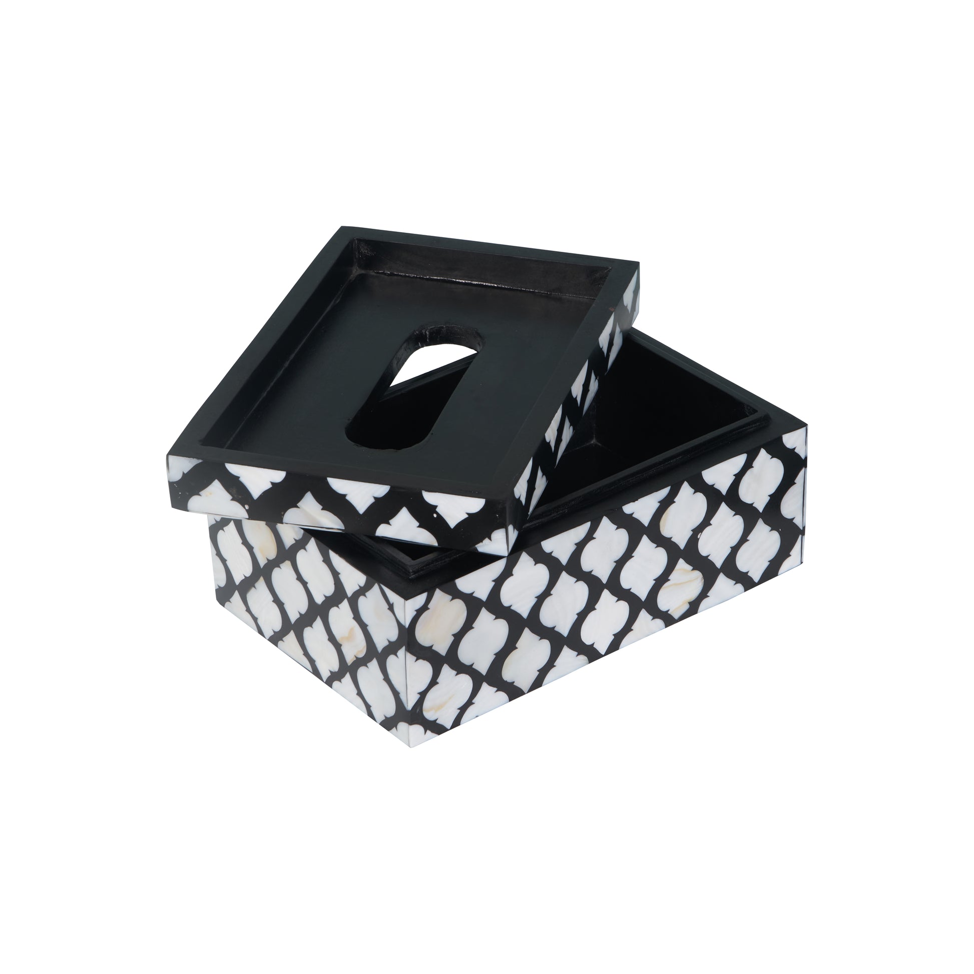 Ryon Mother of Pearl Inlay Tissue Box