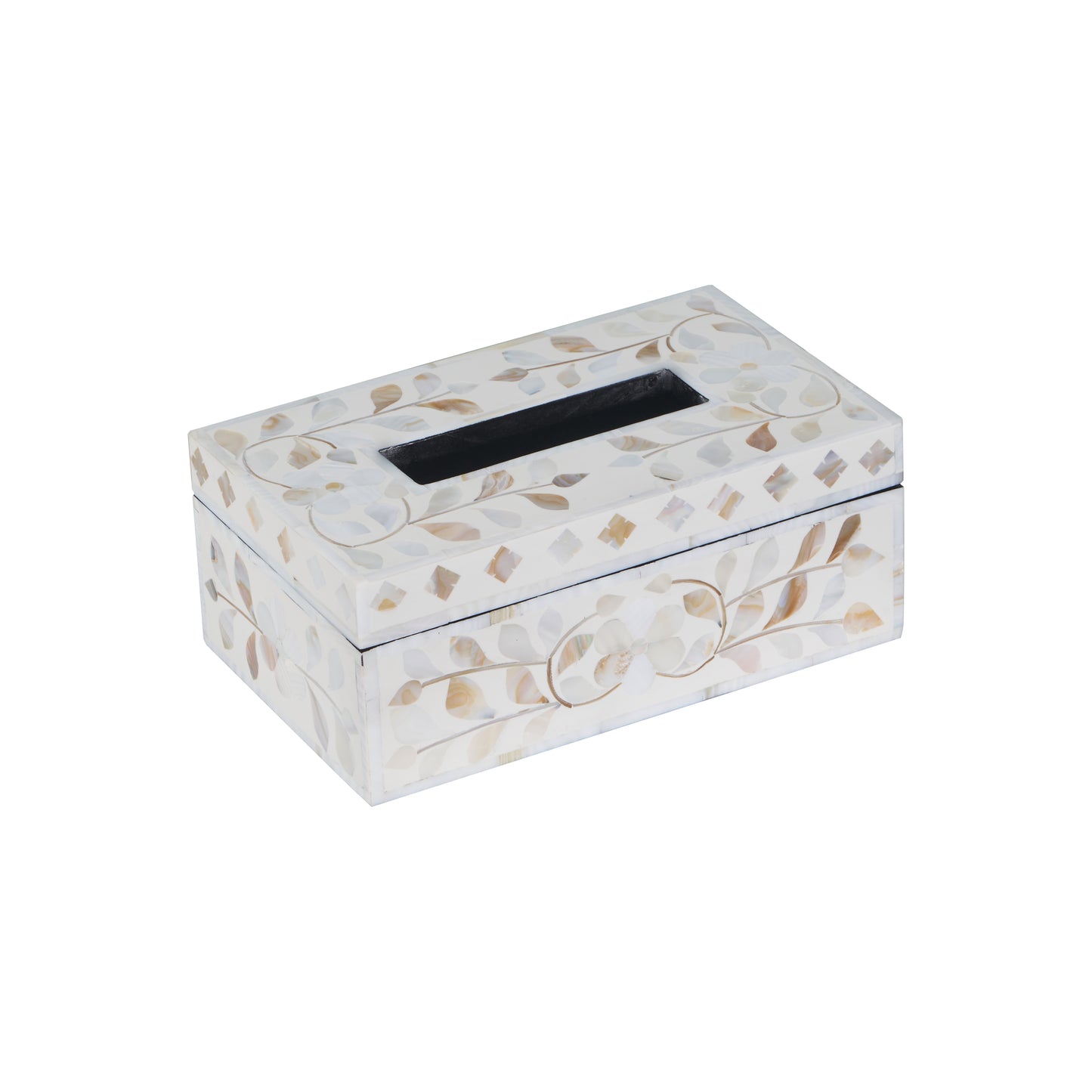 Melissa Mother of Pearl Inlay Tissue Box