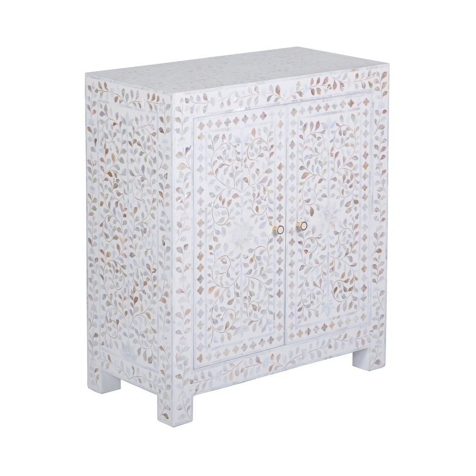 Bella Mother of Pearl Inlay Cabinet