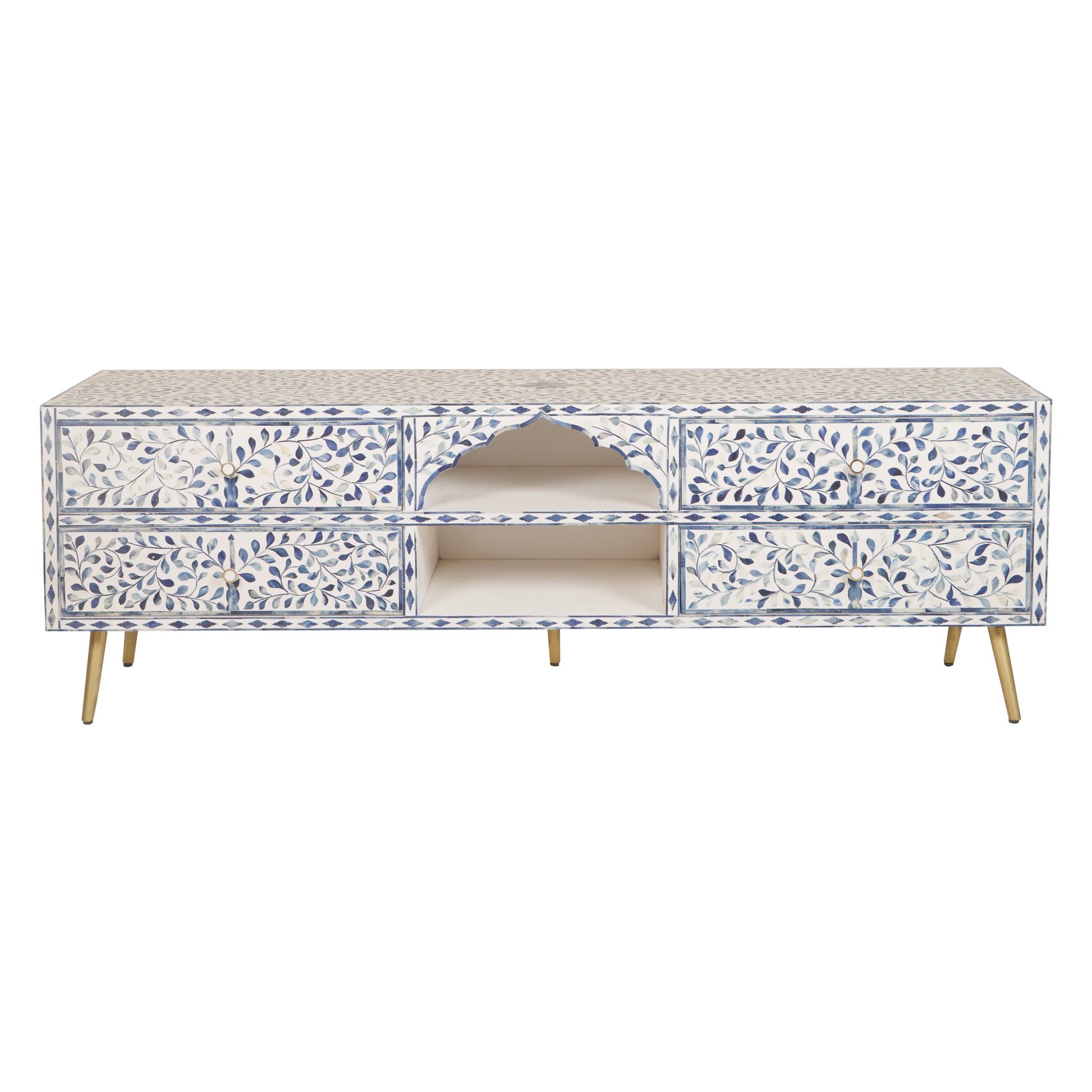 Clea Bone Inlay TV Console