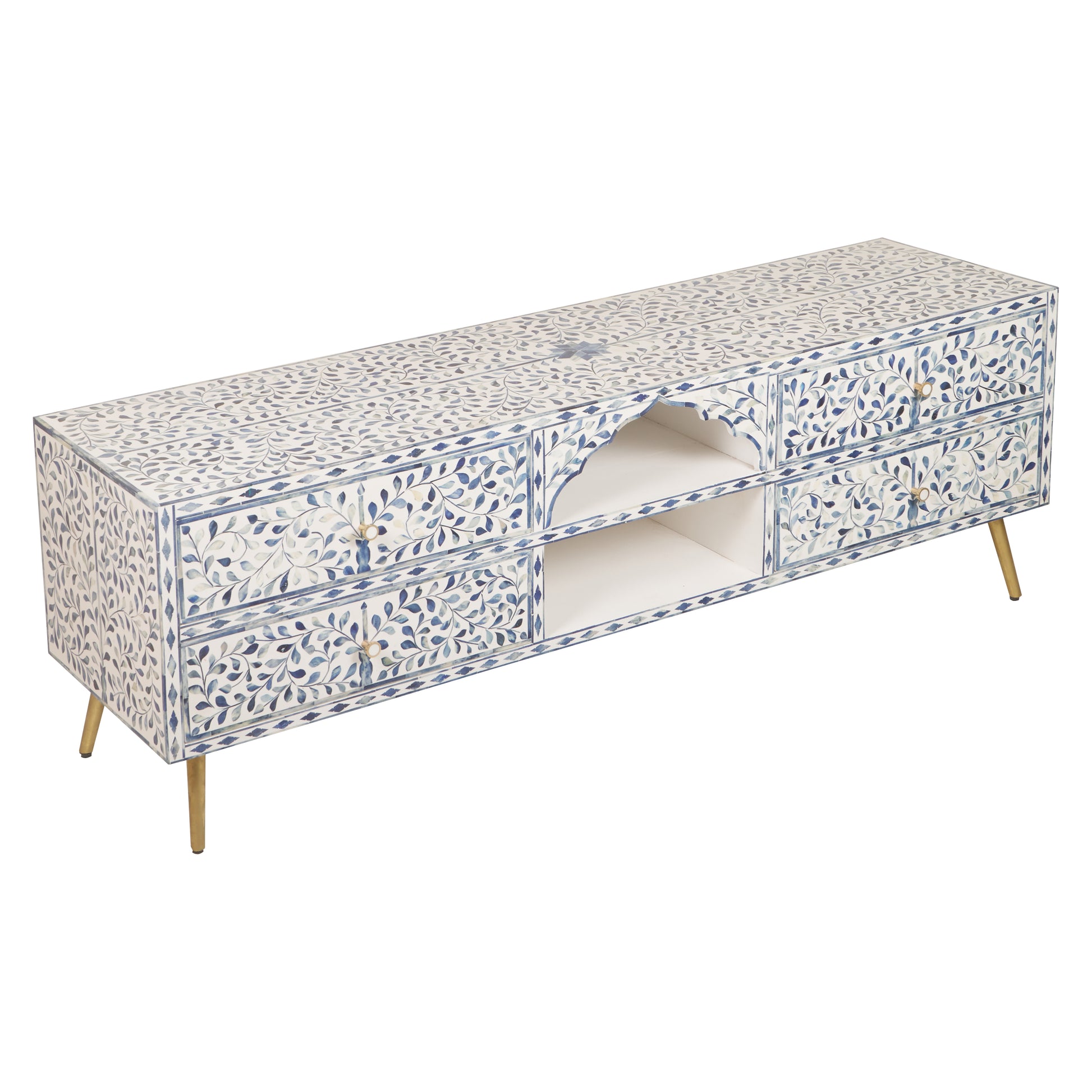 Clea Bone Inlay TV Console