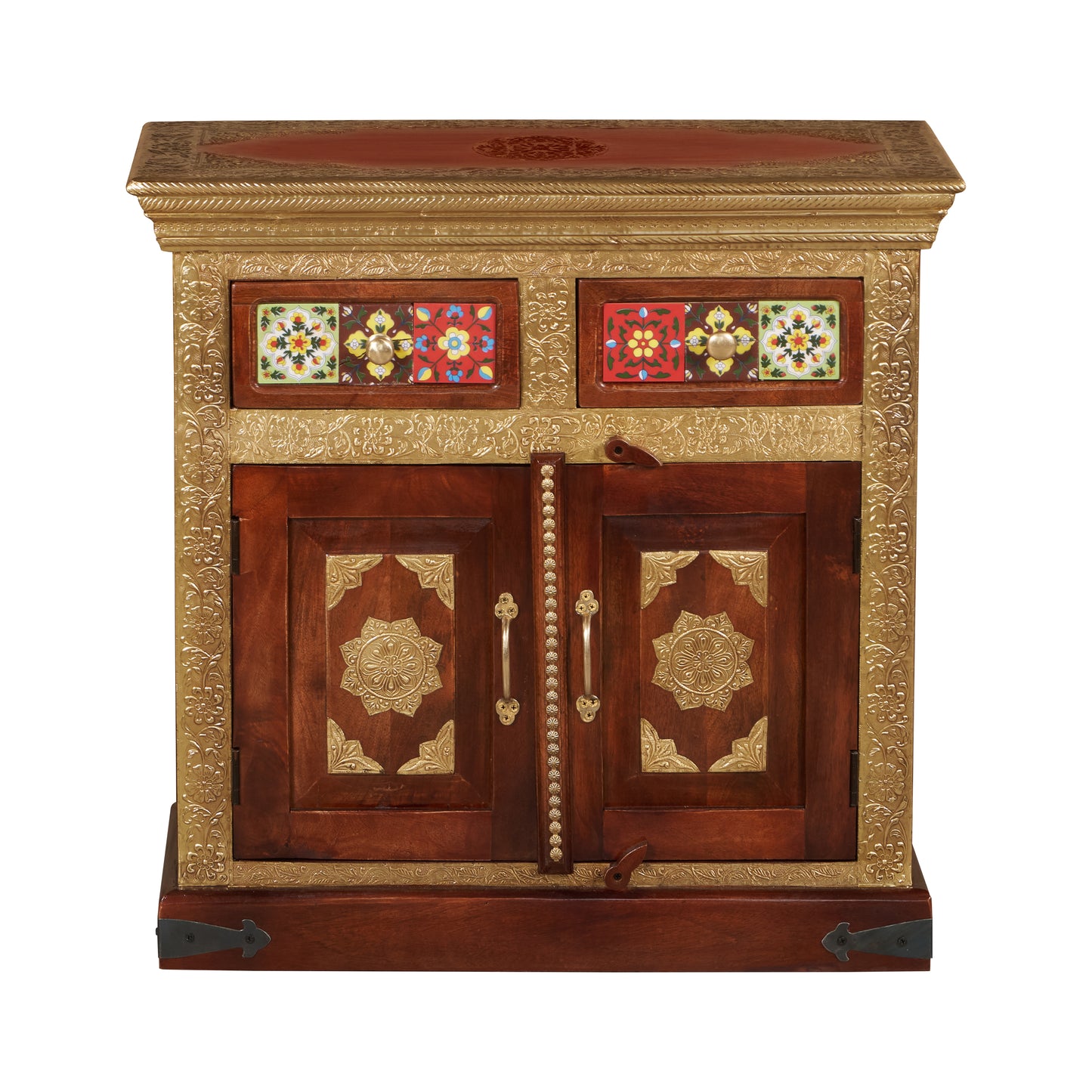 Eoin Hand Carved Wooden chest