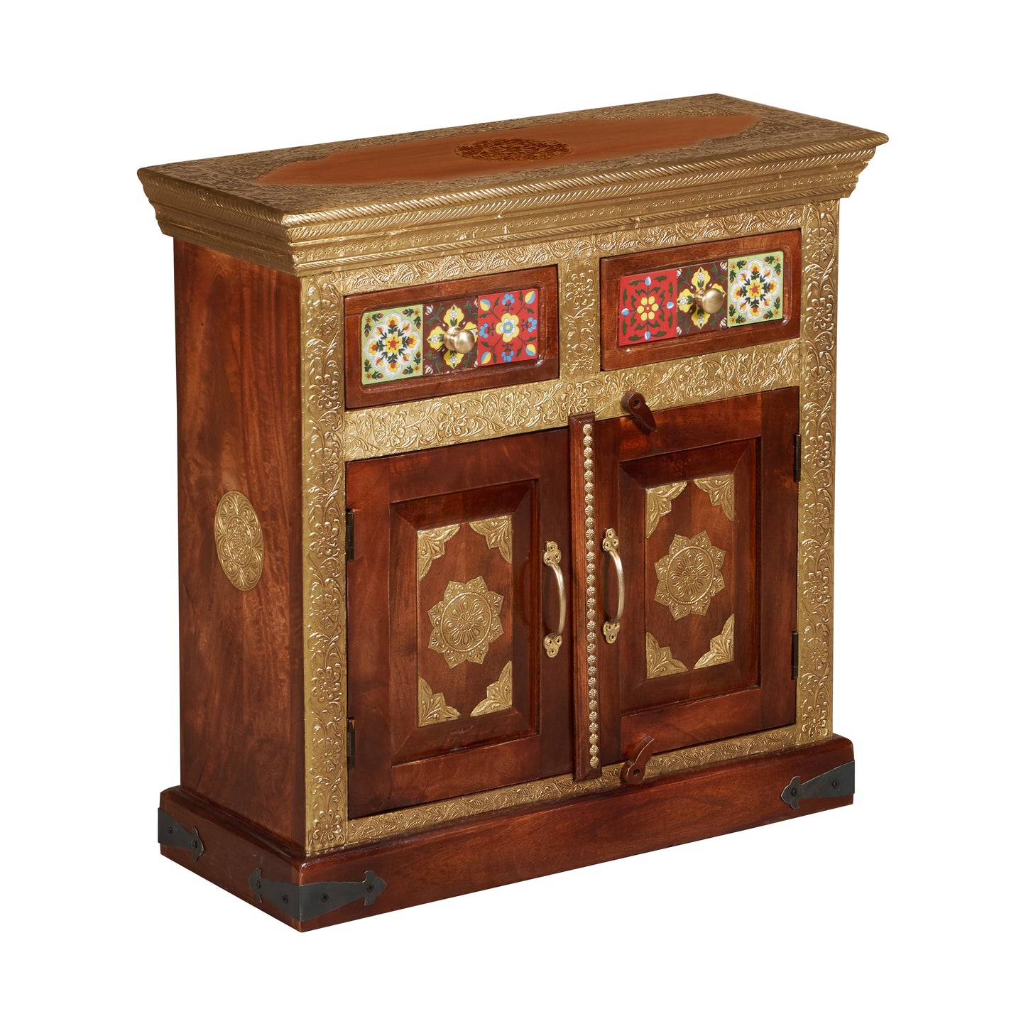 Eoin Hand Carved Wooden chest
