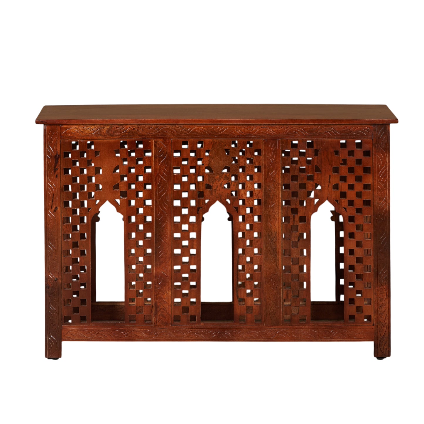Sabine Wooden Hand Carved Console Table