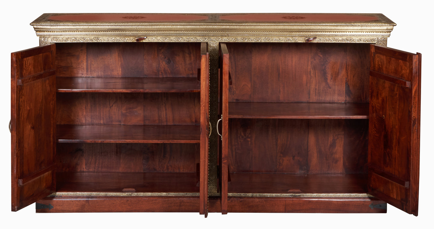 Audrey Hand Carved Wooden Sideboard